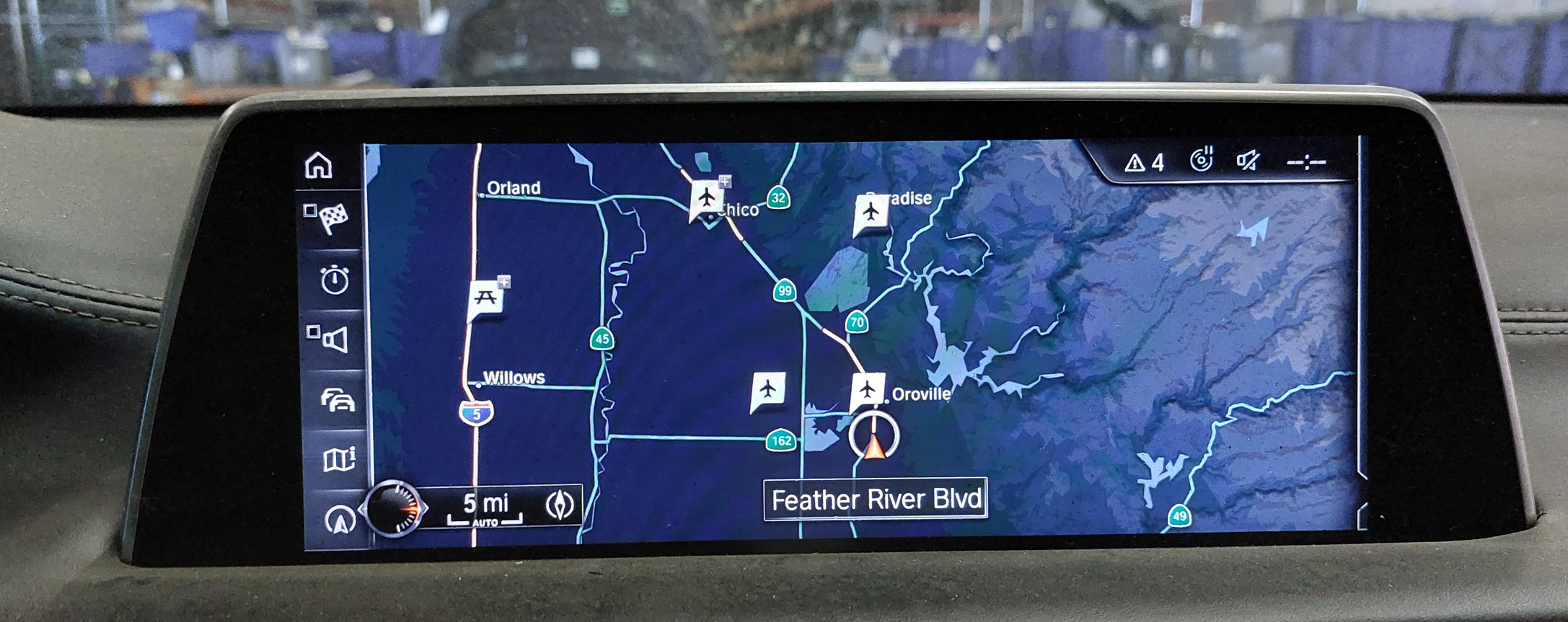 16-17 BMW 7 G11 10.25" INCH INFO MEDIA NAVIGATION DISPLAY SCREEN (THRU 10/31/16) — exact item pictured